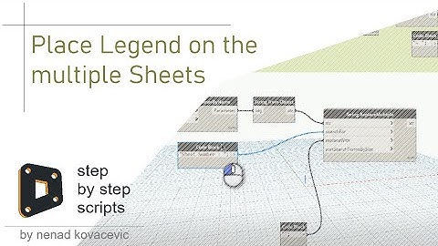 Dynamo - Place Legend on the multiple Sheets