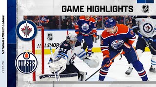 Jets @ Oilers 3\/3 | NHL Highlights 2023