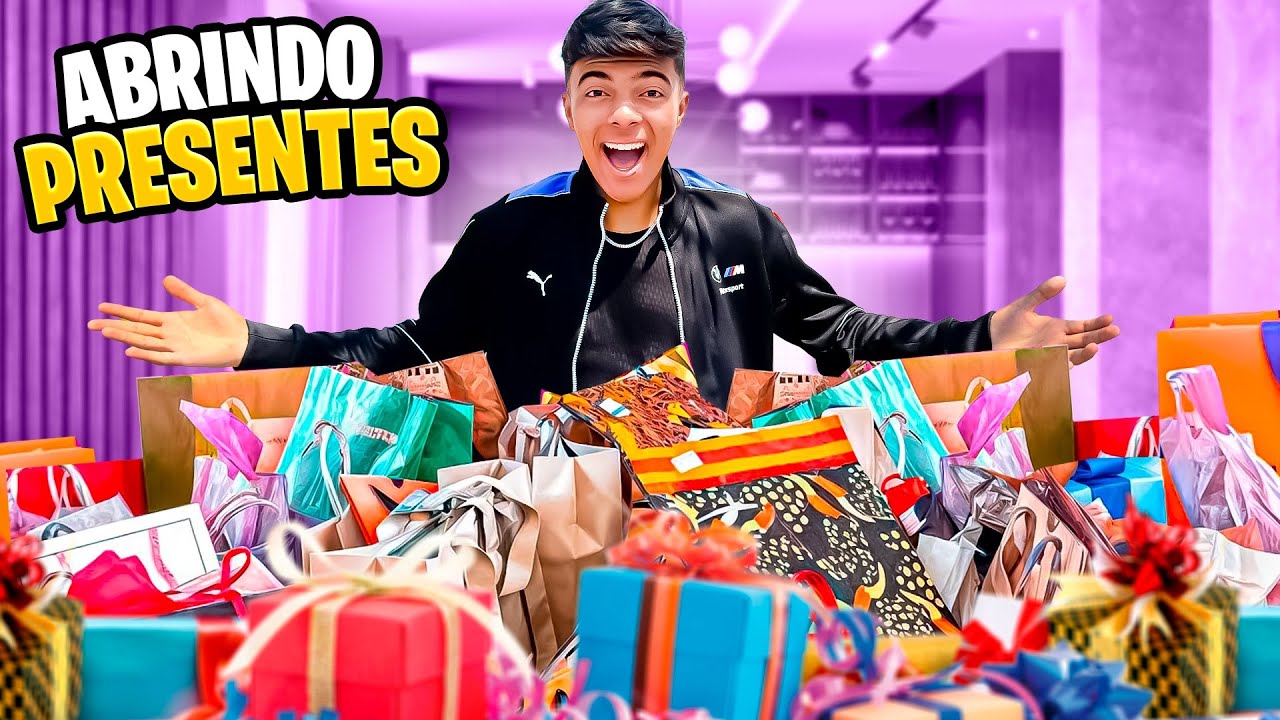 ABRINDO TODOS OS MEUS PRESENTES DE ANIVERSÁRIO! *olha o que aconteceu
