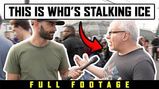 ICE WATCH Activist Gets CALLED OUT For Stalking Federal Officers