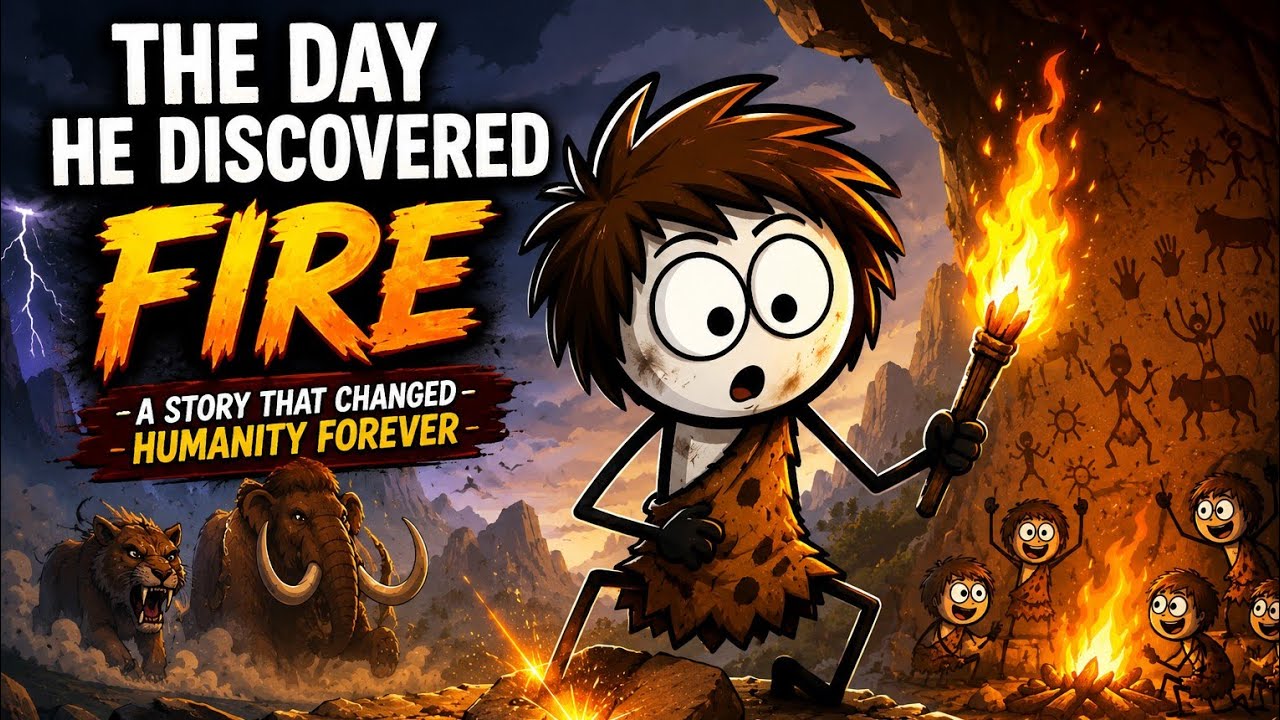 The Caveman Who Accidentally Discovered Fire | Animated Story