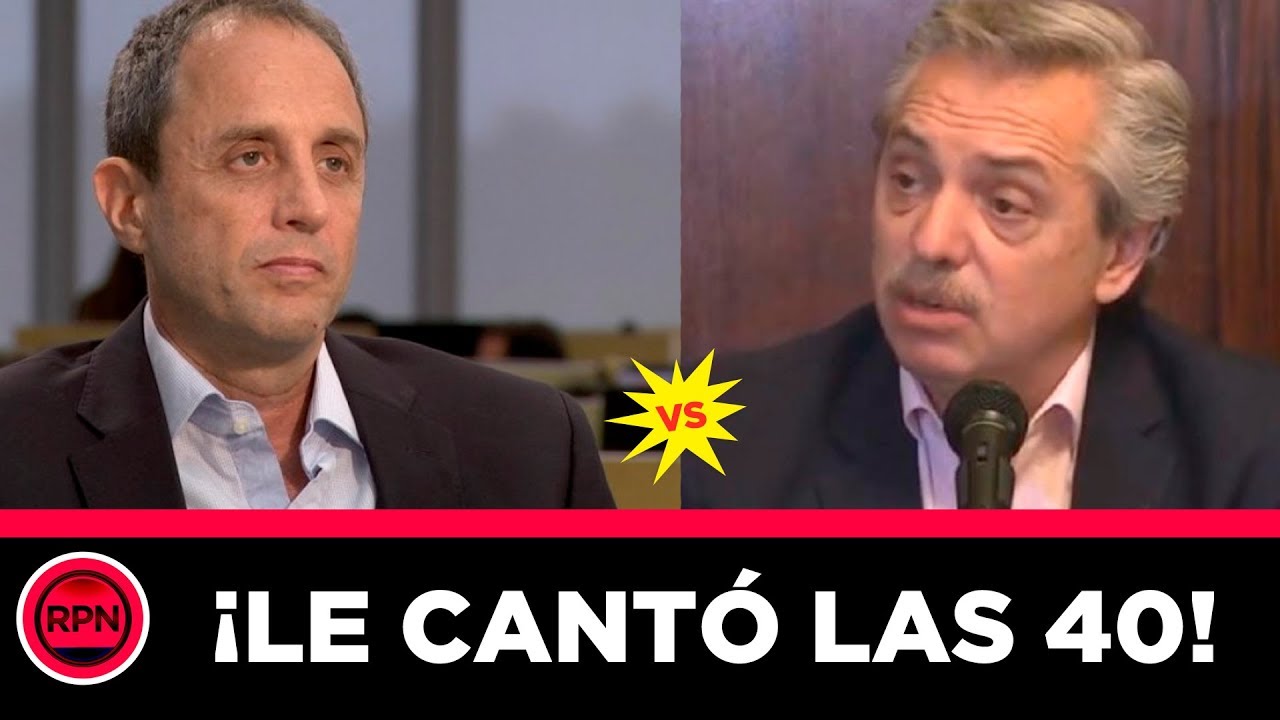 Alberto se plantó y le cantó las 40 a Tenembaum en un picante debate camera iphone 8 plus apk