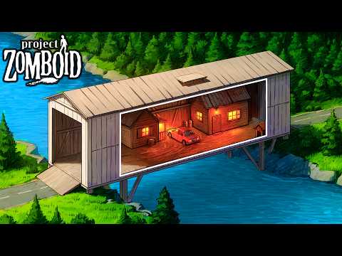 I Lived in a Secret Bridge Base in Project Zomboid