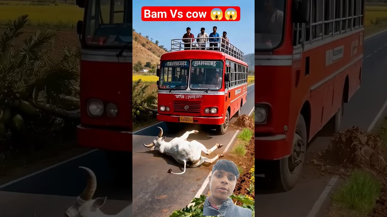 This Cow Stopped the Bus & Saved Everyone 😭🙏 | True Animal Instinct 