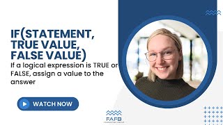IF() a Logical Expression is TRUE or FALSE Assign a Value | IF() & Stacked IF() Statements