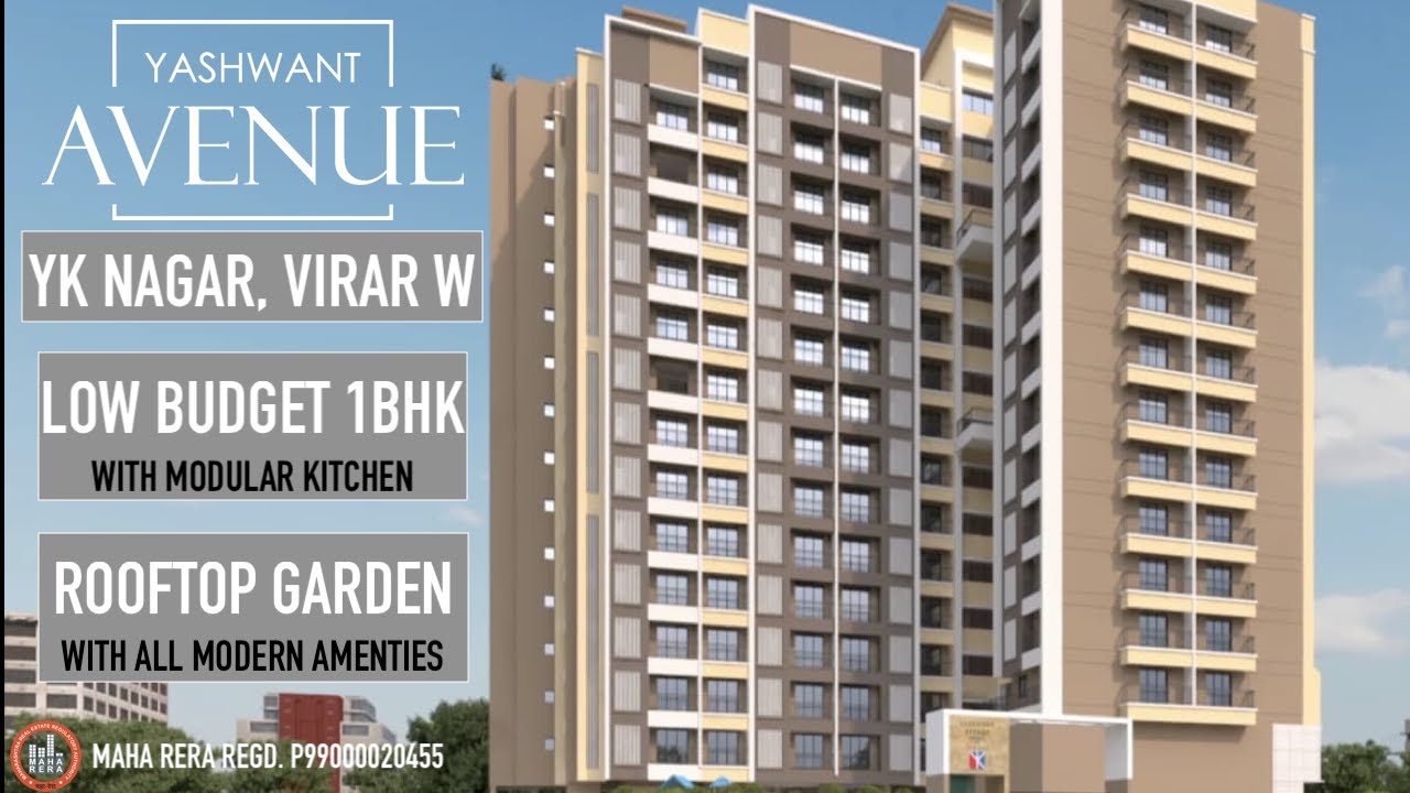 Low Budget 1Bhk | Yashwant Avenue | Yk Nagar | Virar West | ₹30 Lakhs + Taxes | Call 9769966599