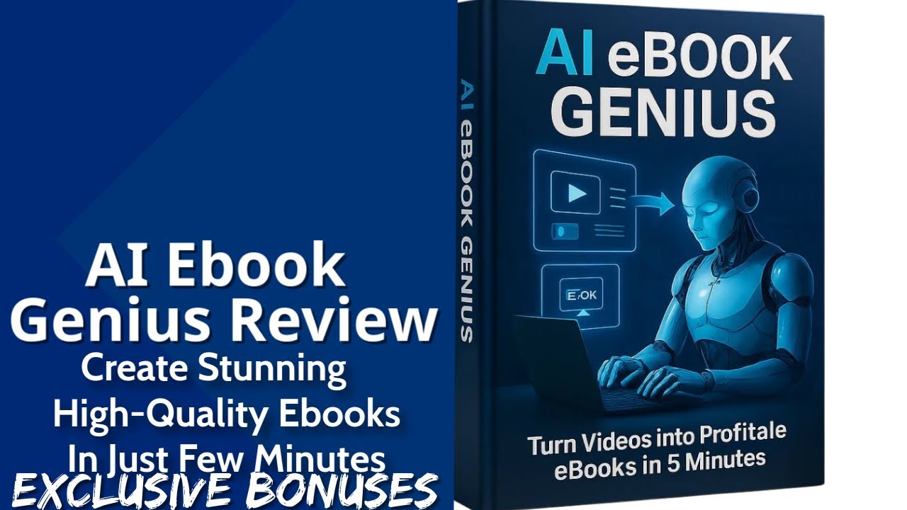 AI Ebook Genius Review | Create Stunning High-Quality Ebooks In Just Few Minutes | Exclusive Bonuses