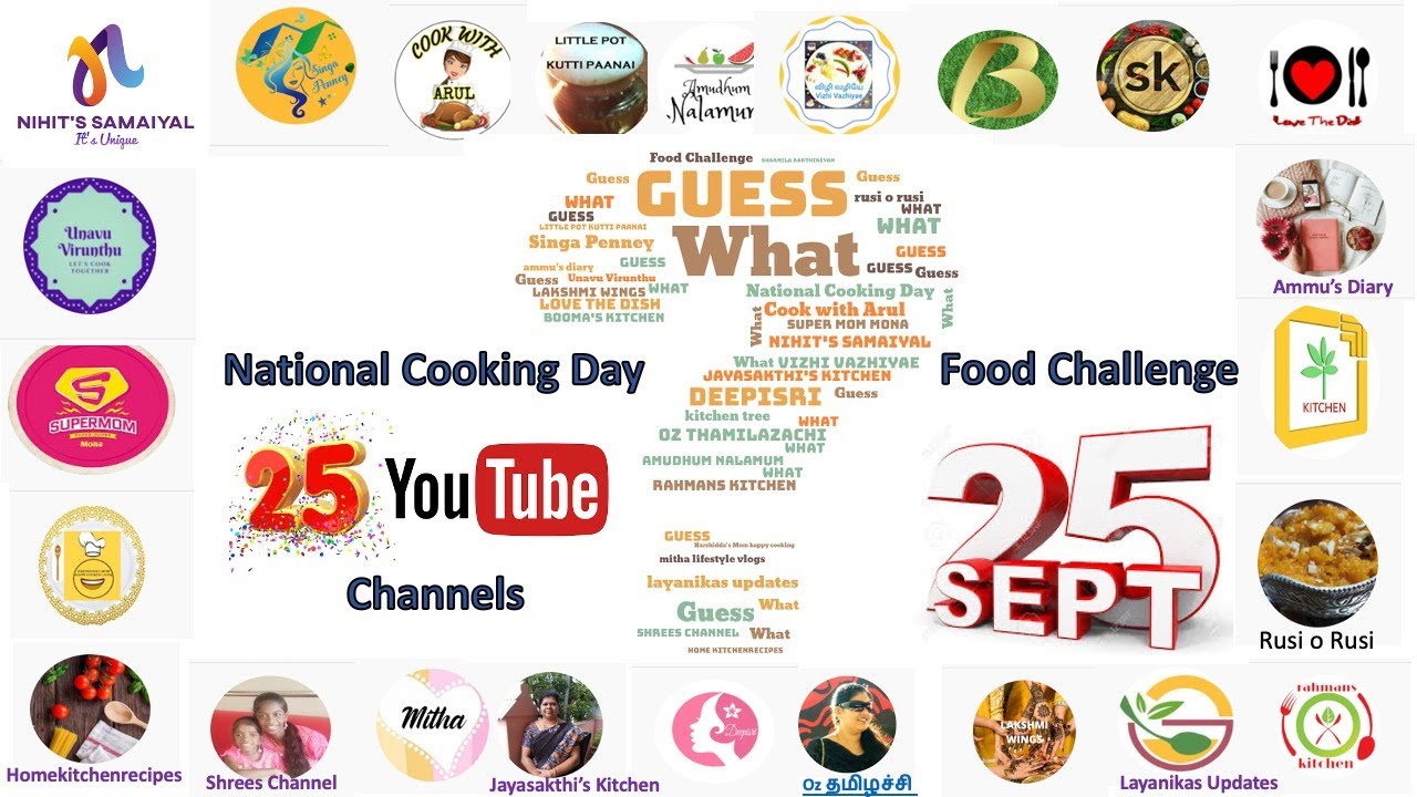 International Cooking Day\25 Youtubers\Different\Food Challenge YouTube