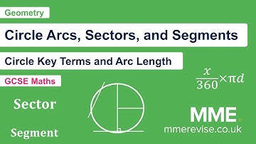 Geometry - Circle Arcs, Sectors and Segments (Video 1)