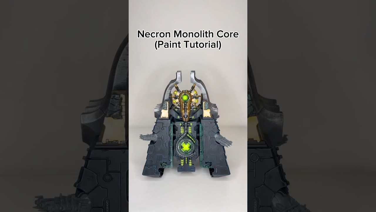 Necron Monolith Core (Paint Tutorial) 