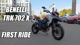 Benelli TRK 702 X  First Ride