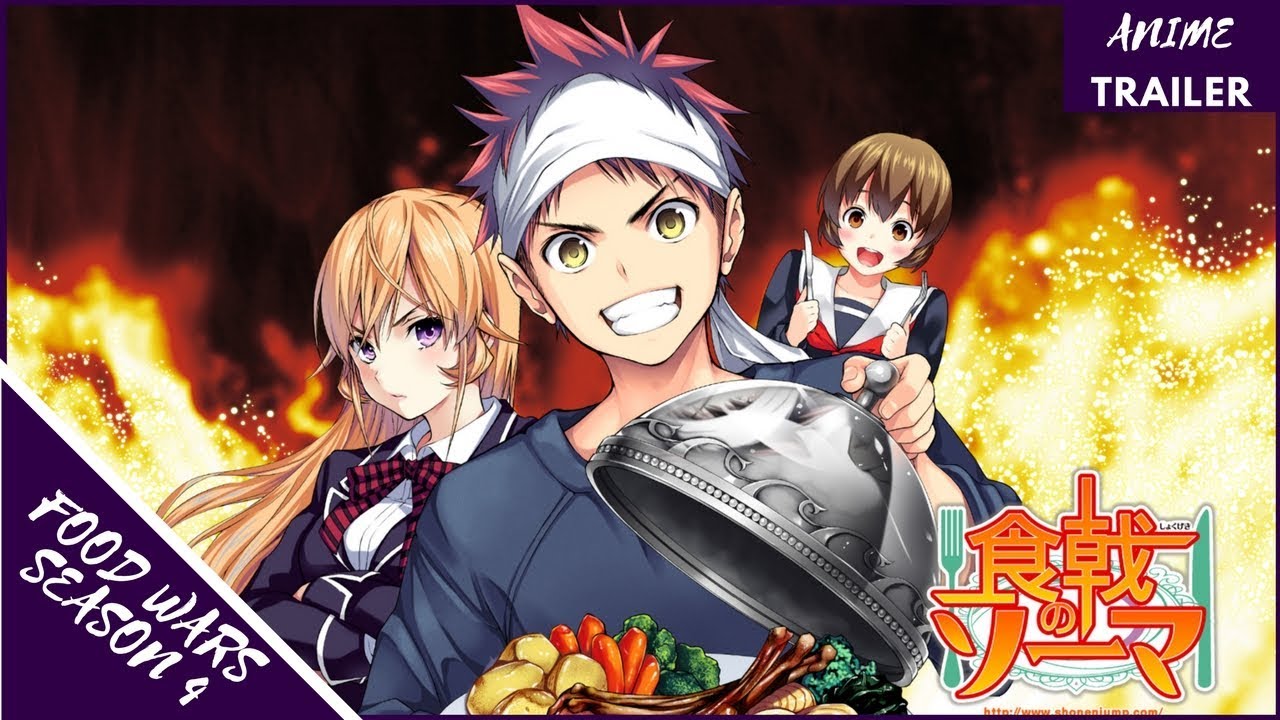 Shokugeki no Souma 4ª temporada ganha trailer e data - IntoxiAnime