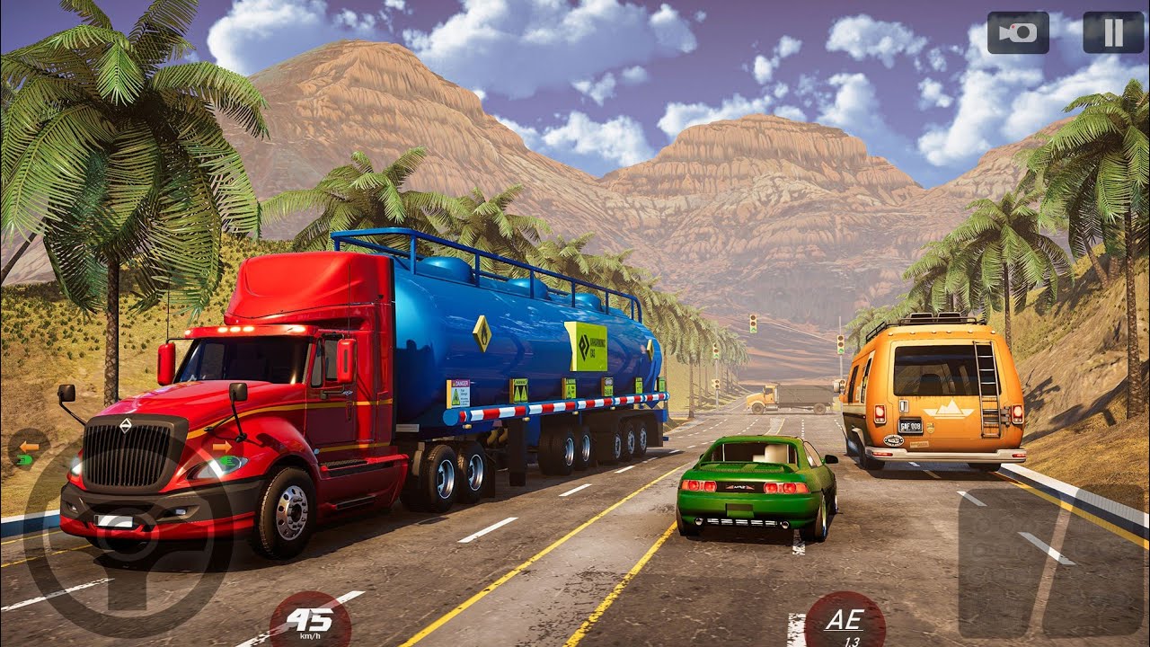 Truck Simulator Game Europe 3D -  Truck Simulator US Truck - Android Gameplay 