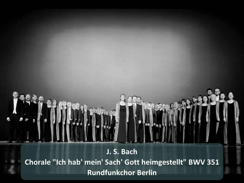 J. S. Bach - Chorale "Ich hab' mein' Sach' Gott heimgestellt" BWV 351