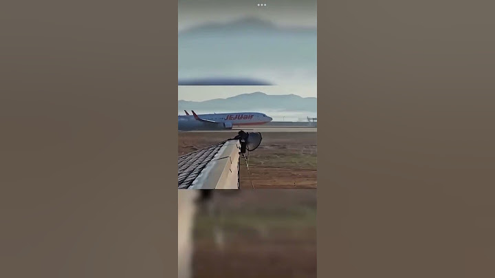 Footage of jeju air South Korean plane crash 737