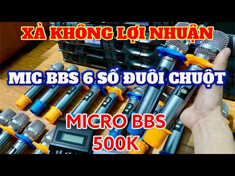 Video Mic bãi Đức xả không lợi nhuận,mic BBS 6 số đuôi chuột... - youtube