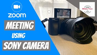 How to use SONY Camera for ZOOM Meetings | How to use Mirrorless Camera for ZOOM Meetings screenshot 1