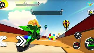 新しいスーパーヒーローのトリッキーなバイクスタント #megarampcar #shorts #gaming #games 4 screenshot 4