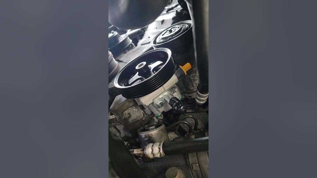 Land Rover LR3 Power steering pump trouble installing the 4 bolts