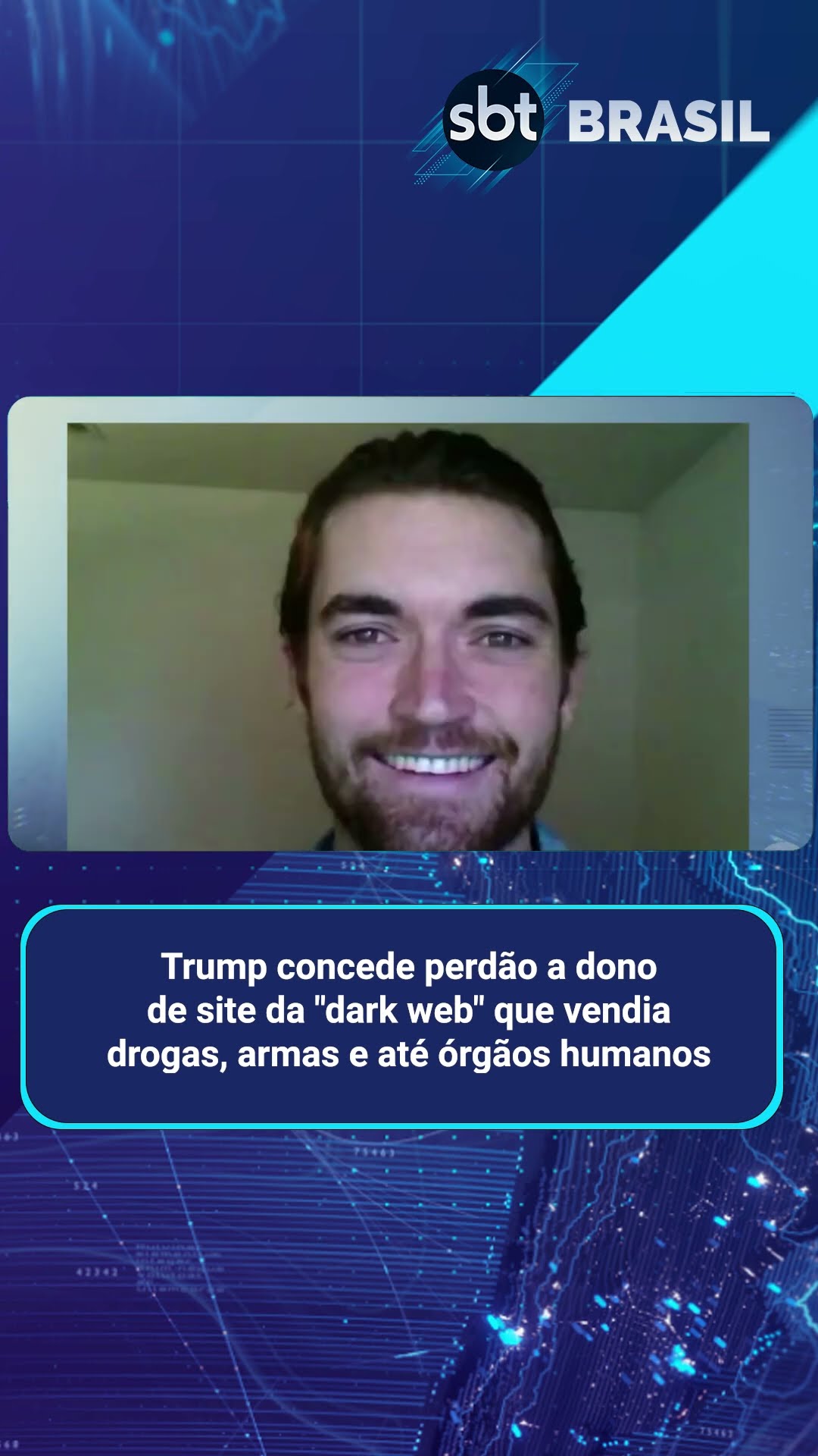 Trump concede perdão para condenado por impulsionar venda de drogas e órgãos | SBT Brasil (23/01/25)