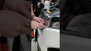 Оклейка фар бронепленкой на KIA Sorento  #оклейкаавто #ppfprotection #полиуретан #ppf