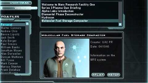 Doom 3 - Video Disk 7 PDA