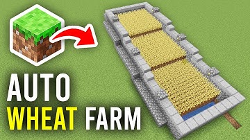 How To Make Automatic Wheat Farm In Minecraft - Full Guide