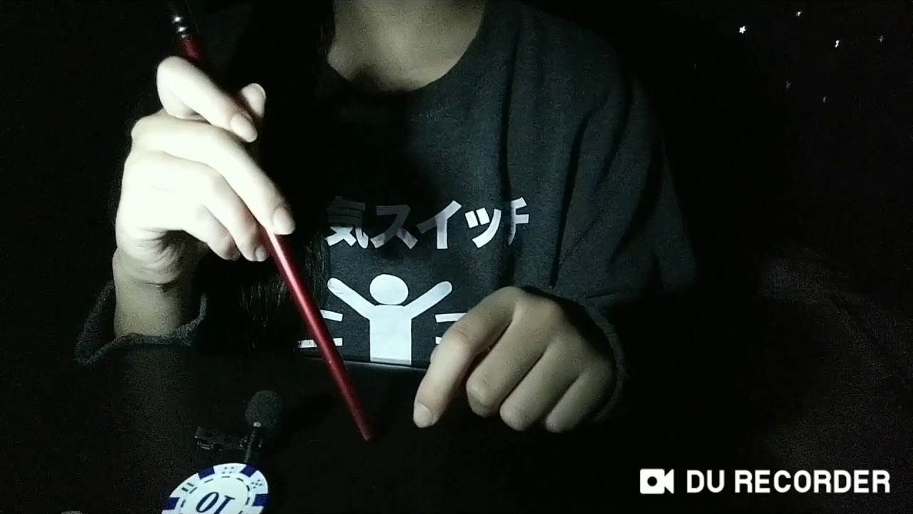 中学生の雑ASMR  耳かきでタイルをガリガリ