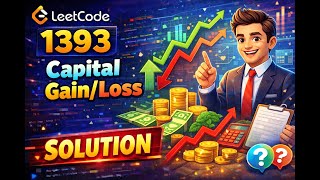 Capital gain/loss | Leetcode 1393 | Crack SQL Interviews
