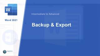 #136 - Backup & Export Macros & VBA Codes in Microsoft Word
