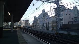 JR西日本東海道本線(JR神戸線)223系新快速野洲行 神戸到着