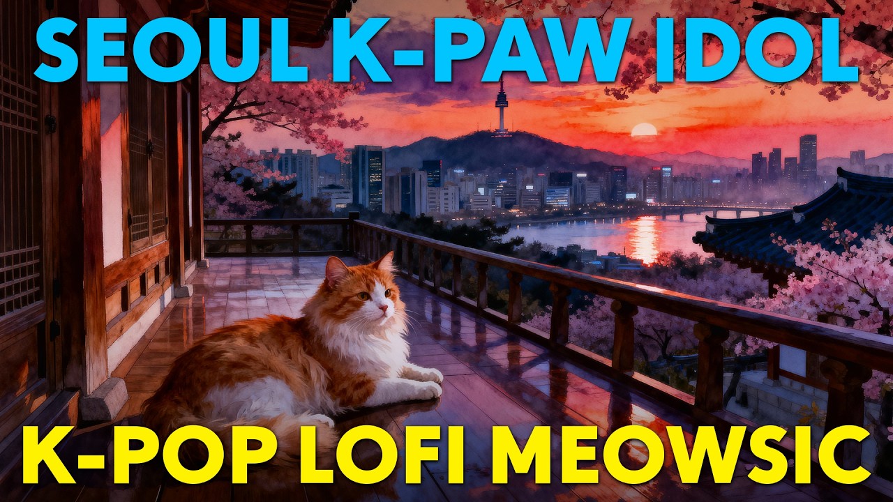 K-pop Lofi Mix - Cute Dance-Pop Lofi Meowsic (Meow Music) | Beats for Work, Study & Relaxation