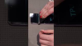 Защитная глянцевая TPU плёнка на складной смартфон Samsung Galaxy Z Flip 5 #samsung #smartphone