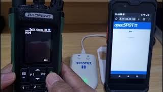 Pindah-pindah Profile Openspot4 pro, scr langsung menggunakan ^MANUAL DIAL^, BAOFENG DM 32UV 😃👍☕️