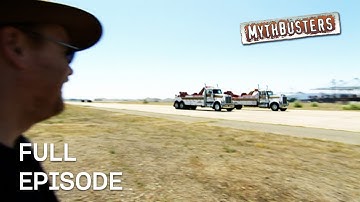 Have You Ever Been Scared To Drive Between Two Trucks? | MythBusters | S3 E1 | Full Episode