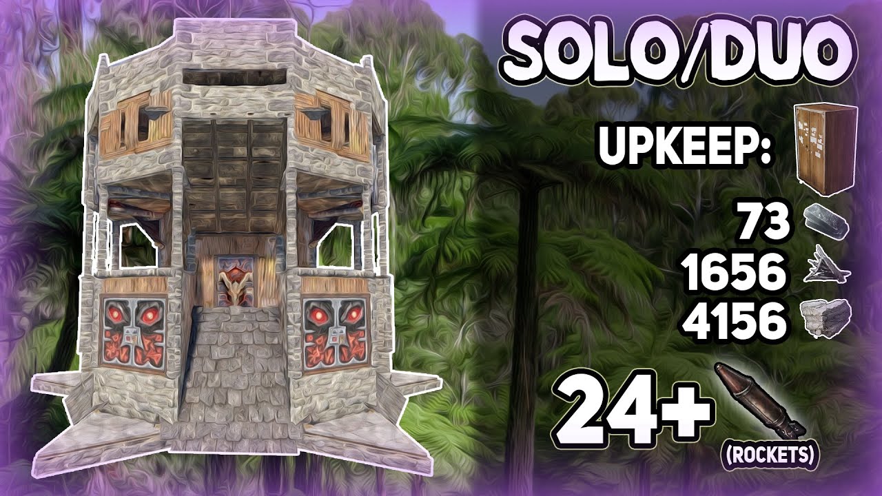 RUST | ГАЙД | АНТИ-РЕЙД ДОМ ИЗ КИБИТКИ С БУНКЕРОМ ДЛЯ SOLO/DUO - YouTube