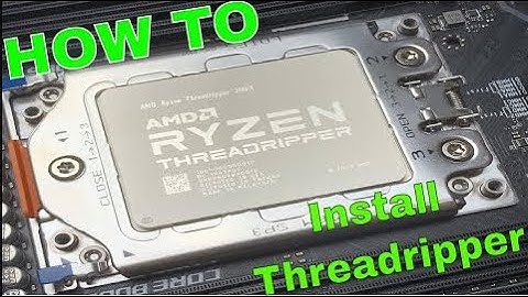 Threadripper CPU Installation guide- including 3960X - 3970X Socket TR4 and TRX4
