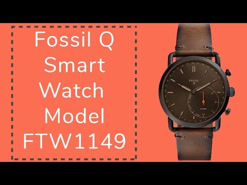 Fossil Q Smart Watch - Model: FTW1149 - YouTube
