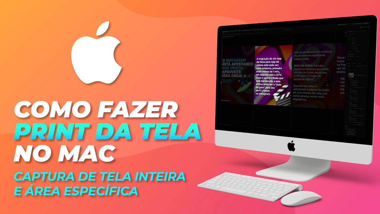 COMO FAZER PRINT DA TELA NO MAC - YouTube