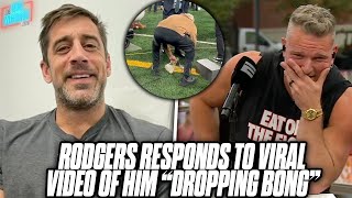 Aaron Rodgers Responds To Video Of Him Dropping a 