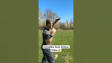 Incredible Video Of The Solar Eclipse 😱