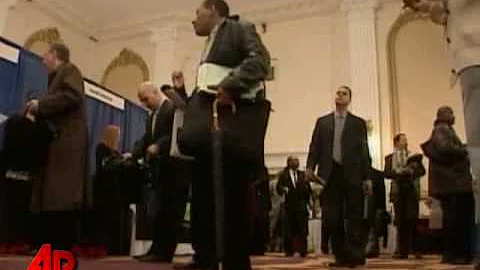 Thousands Crowd Job Fair for Military Veterans