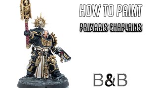 How to paint a Primaris Chaplain (Indomitus)