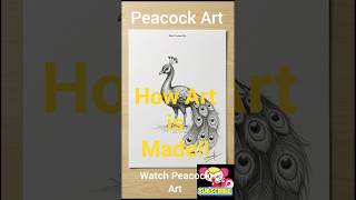 Beautiful Peacock Pencil Drawing | Hyper Realistic Handmade Sketch | Satisfying Time-Lapse Art #ai
