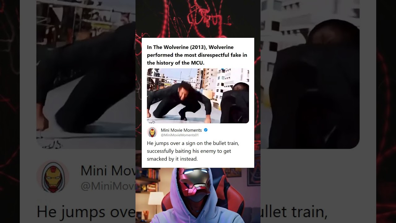 The Wolverine 2013 Wolverine Performed the Most Disrespectful Fake on the Bullet Train