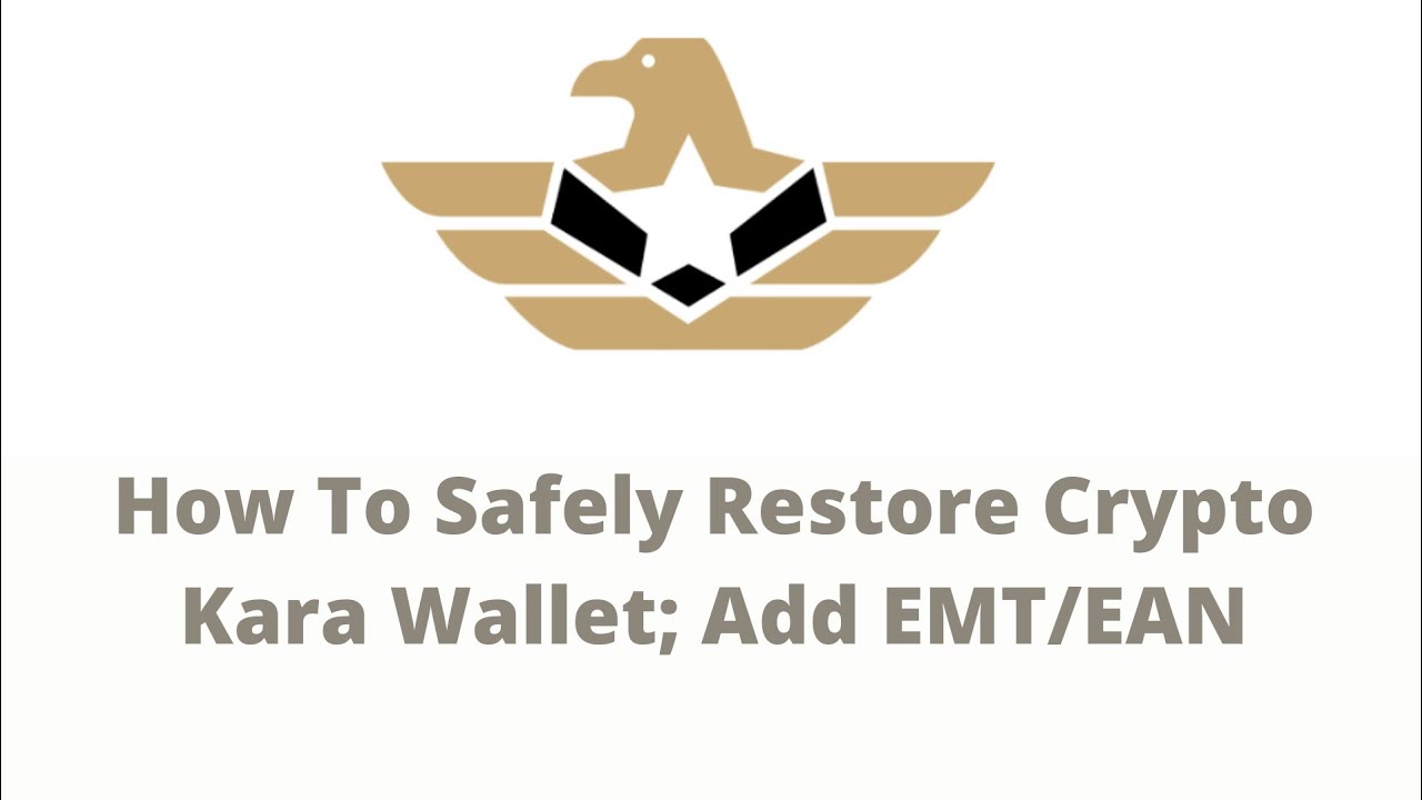 How To See Your Eagle Mined Token [#EMT] inside Crypto #Kara Wallet -  YouTube