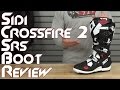 Sidi Crossfire 2 SRS Boot Review from Sportbiketrackgear.com YouTube Video