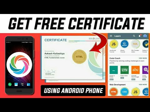 Win Free Certificate on Mobile Hindi_ Best app for learn Programming languages _Sololearn