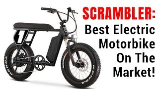 Scrambler electric motorbike | Ride any fields, 1100 Watts E-Bike