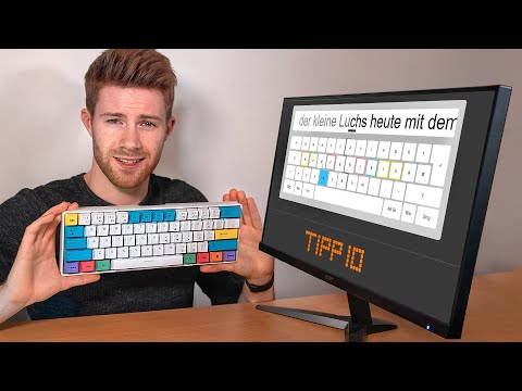 Video: So Tippen Sie Auf Der Tastatur